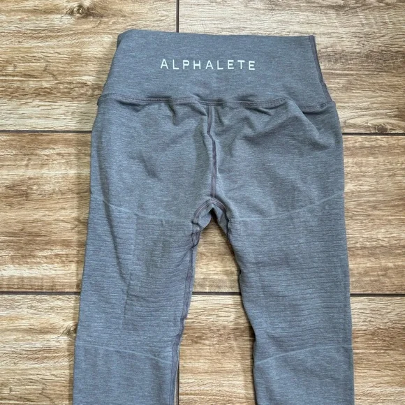 Alphalete Revival Leggings Size Medium Gray Full Length Leggings - Picture 9 of 13